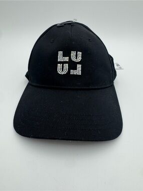 lululemon athletica Black Rhinestone Logo Baseball Hat